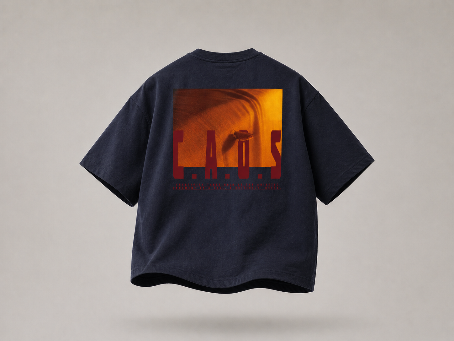Camiseta C.A.O.S — Navy
