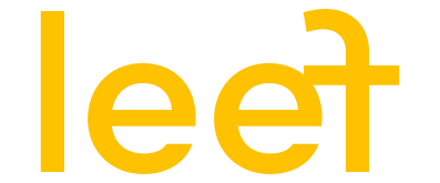 Logo novo LEEF com F invertido proximo ao E
